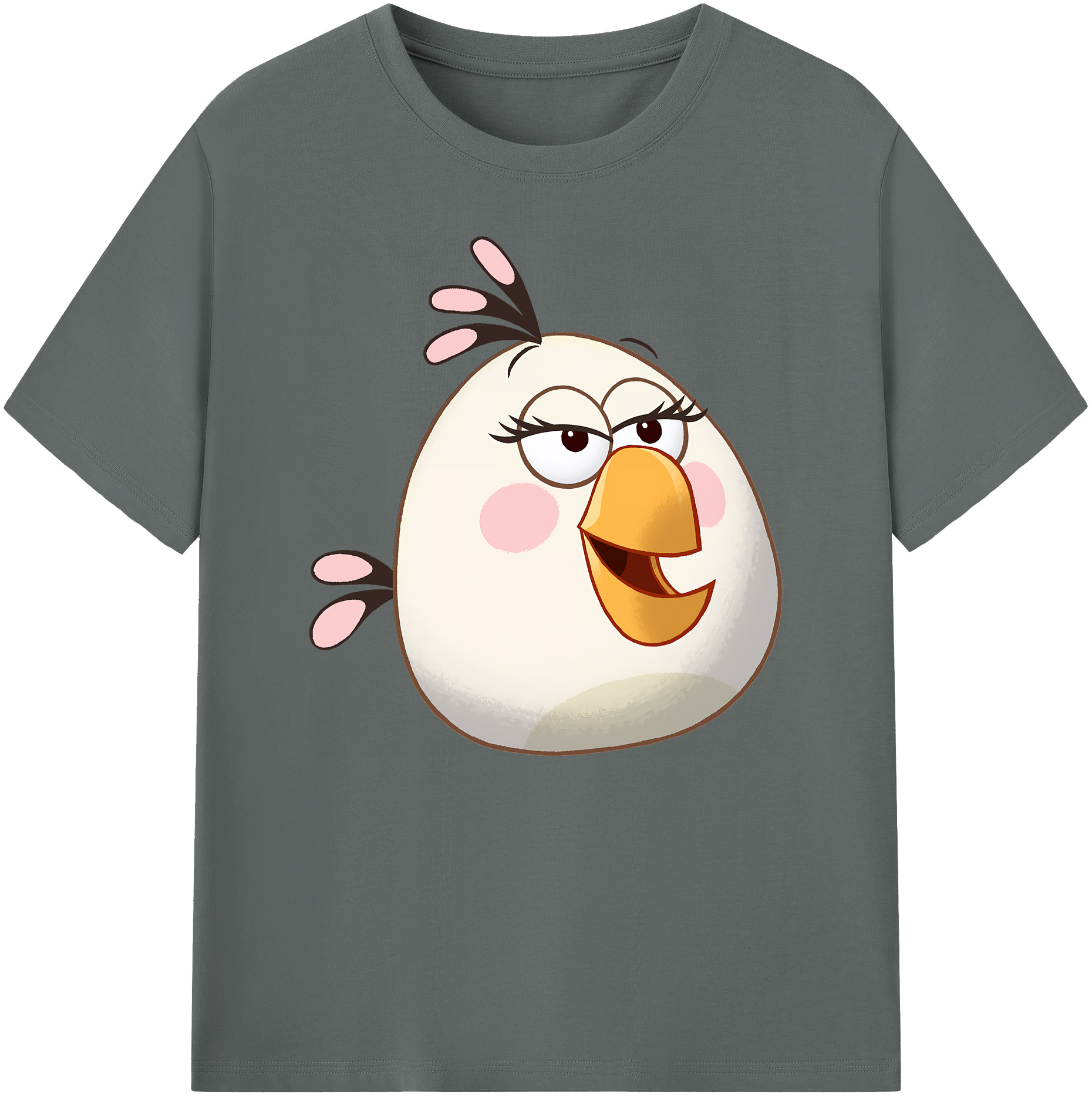 （画像用） Angry Birds アングリーバード 綿100％ メンズ半袖Tシャツ｜肌触りやわらか＆通気性